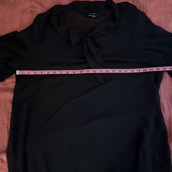 Retrolicious sheer blouse bow tie - Picture 3 of 3